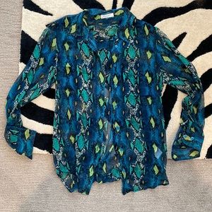 Equipment brand, silk shirt